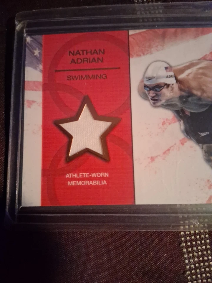 2012年托普斯美国奥林匹克队遗物内森·阿德里安系列34/75纪念品遗物 — 第 4/4 张图片