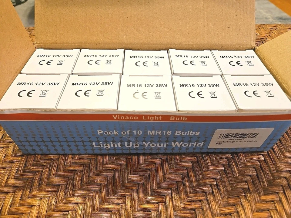 [10 Pack] LED MR16 5W 12V 35W 50W Halogen Replacement Bulbs GU5.3 Bi-Pin 2700K - Image 2 of 3