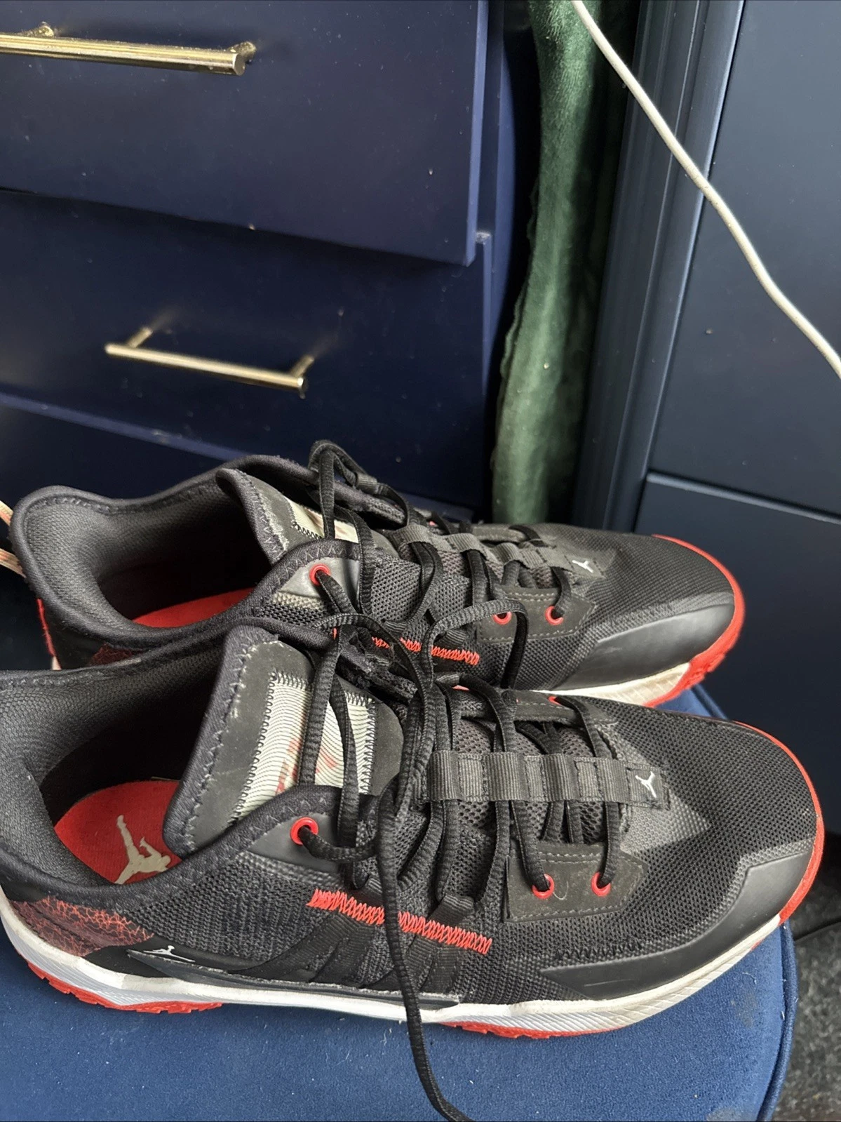 Nike Jordan Take 2 colore nero e rosso Way senza scatola taglia 10