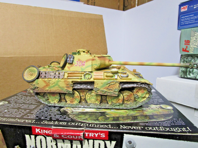 King & Country Ww2 German Army WS072 Summer Panther Tank Set MIB