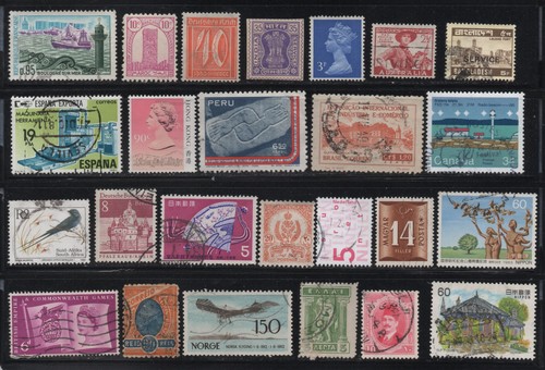 50 World Wide All Different Mint & Used Stamps Collection #34 - 第 3/3 張圖片