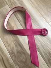HARD TO FIND Vintage 1980s Cinch Belt Hot Pink Small 39 New Wave 80s Retro Cool