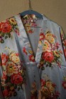 Unbranded xl - xxxl satin floral print kimono robe — photo 2