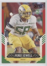 2021 Score Rookies Red Penei Sewell #339 1fa0