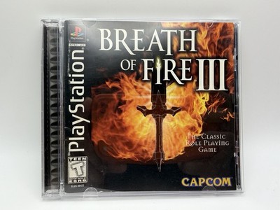 Breath of Fire III 3 Complete CIB +Registration Card-Black Label Playstation PS1