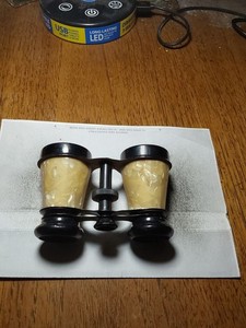Vintage Faux Mother of Pearl Opera Glasses made in Japan 