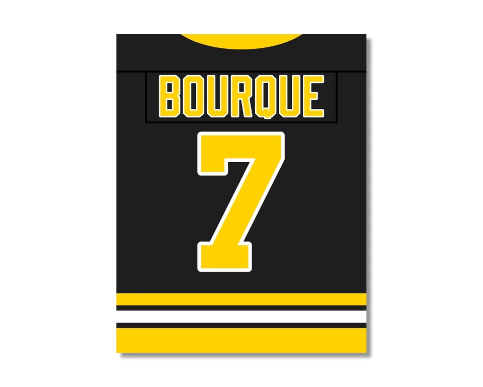 RAY BOURQUE #7 1980s Boston Bruins comparable Photo Picture 8x10 11x14 16x20 JZ - Image 4 of 4