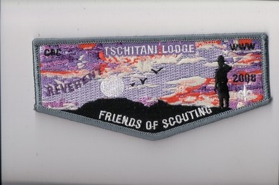 Lodge 10 Tschitani OA flap (V) 2008 Friends Of Scouting Reverent