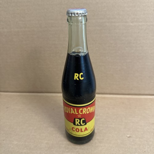Botella de vidrio de soda de cola RC ROYAL CROWN 10 OZ sellada/sin abrir Ciudad de Panamá, FL - Imagen 17 de 24
