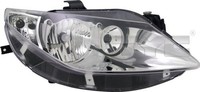 Hauptscheinwerfer TYC 20-11972-05-2 FüR 6J5 Ibiza Seat 6P1 6J8 ST 6J1 6P5 4 SC