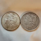 1887-P Morgan Silver Dollar Lot of 2 Coins Silver Circulated