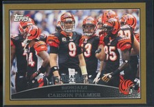 2009 Topps Football GOLD BORDER Parallel Carson Palmer #112 #/2009 Made NFL SP