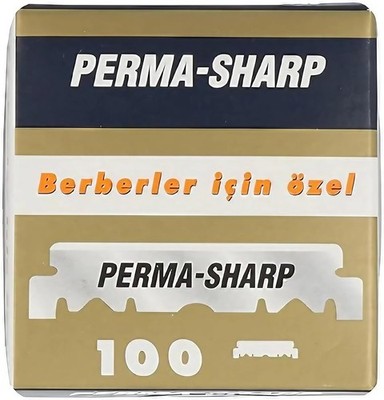 100 Perma- Straight Ed  Blades for use in Profal Barber