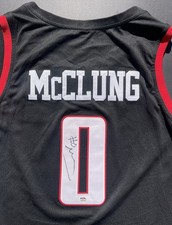 Mac McClung Signed Autographed Texas Tech Red Raiders Jersey Psa/Dna Coa
