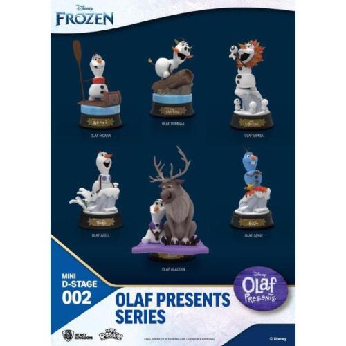 Frozen Mini D-Stage Olaf Presents Statue 6-Pack 12 CM BEAST KINGDOM - Picture 1 of 20