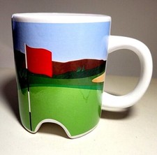 Kikkerland Ceramic Golf PUTTER 12 oz Coffee Mug -Gift 4 Dad No Putter o Ball