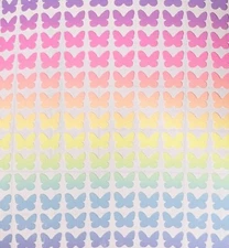 Rainbow Gradient Butterfly Sticker Sheet! - Choose a Size!