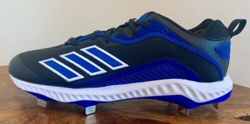 adidas Men's Icon 7 Baseball Shoe, White/Team Navy Blue/Team Navy