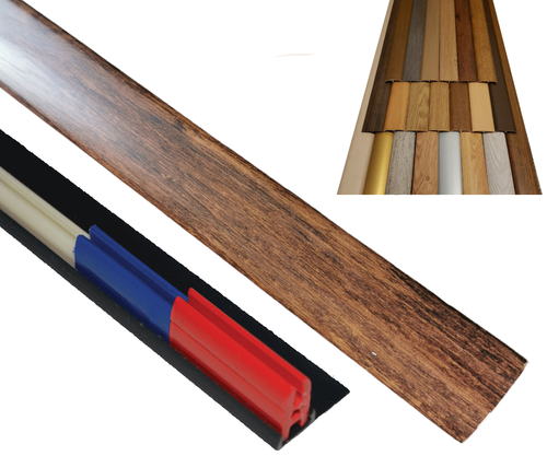 New Quality Laminate Threshold Door Strips 50mm x 90cm Adjustable Height & Pivot - Picture 6 of 21