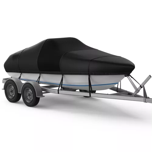 1200D 16-18.5 17-19 20-22FT Boat Cover Fishing Ski V-Hull Trailerable Waterproof - Picture 41 of 42