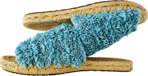 Australian Uggs Womens Aqua Edith Slides Jute Slippers Sandals MSRV $100 Size 7 - Picture 5 of 7