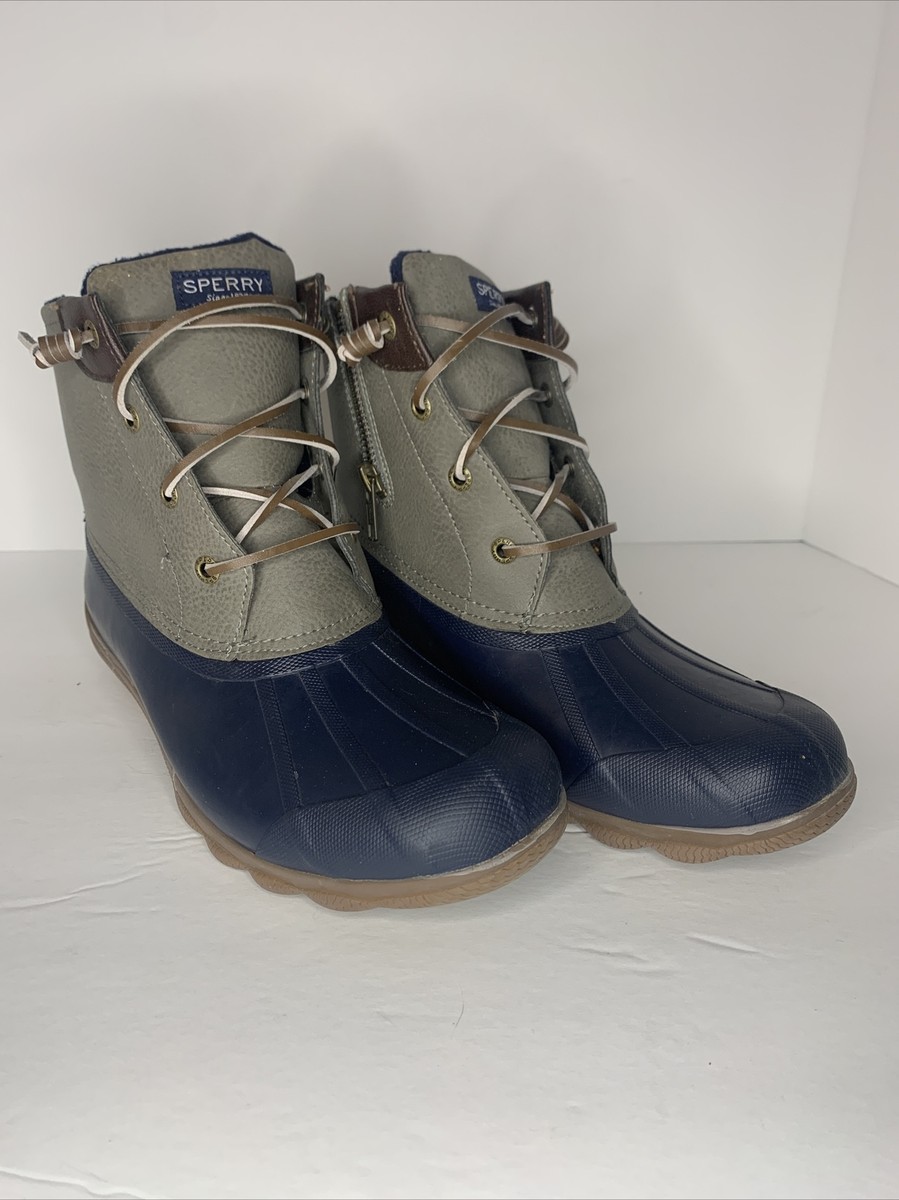 Casual Boots Sperry Syren Gulf Sperry Grey Plaid Duck Boots Sperry