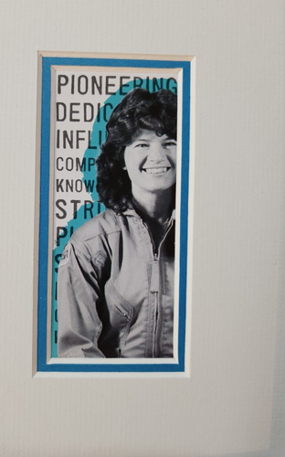 Inspiradora imagen enmarcada de mujer ~ Sally Ride ~ Rosa Parks ~ Maya Angelou ~ Amelia Earhart - Imagen 5 de 9