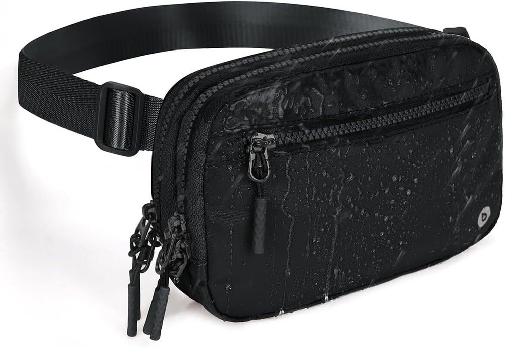 BALEAF Belt Bag Women Fanny Packs Crossbody Fashion Waist Pack Black