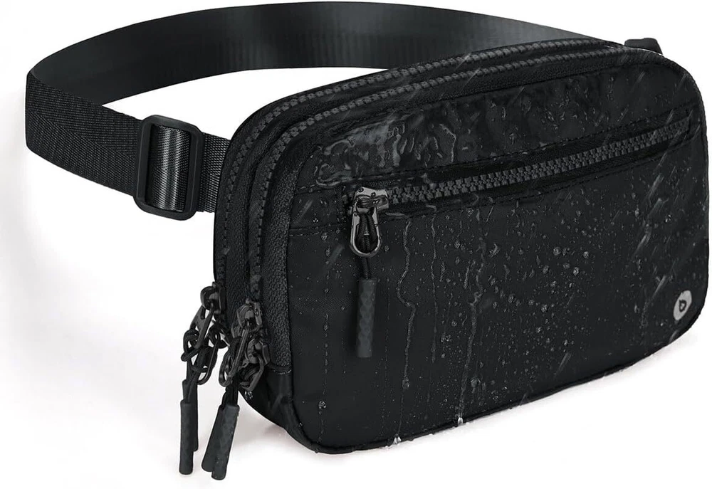 BALEAF Belt Bag Women Fanny Packs Crossbody Fashion Waist Pack Black