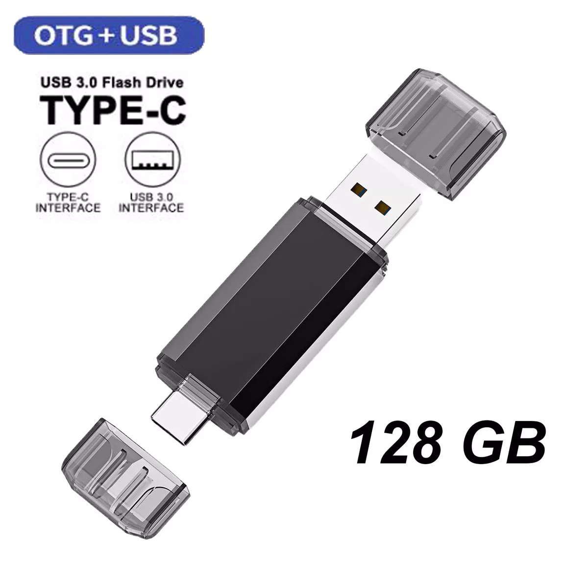 Clé USB 3.0 de type C 64 Go/128 Go/256 Go/512 Go/1 to/2 to Memory