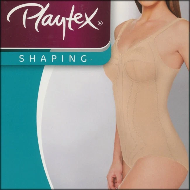 BODY MODELLATORE PLAYTEX REGINA DI QUADRI 2858 2859 COPPE B C D COL. NERO BEIGE - Bild 4 von 4