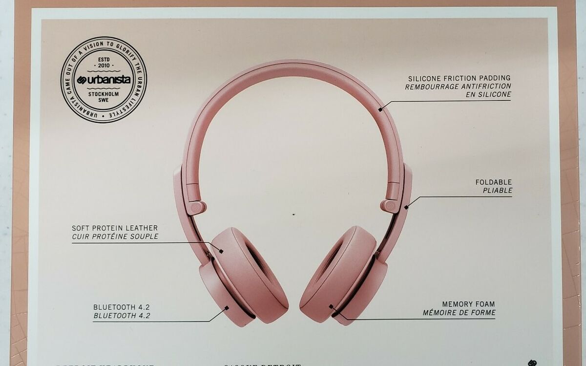 Urbanista Detroit On Ear Wireless Bluetooth Headphones Simplicity