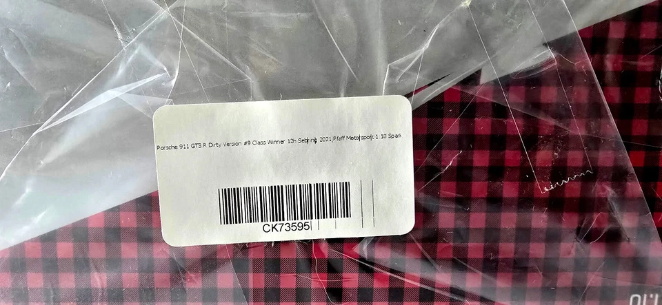 1/18 Spark Pfaff Porsche 911 GT3 R Winner 12h Sebring 2021 Raced version - Immagine 3 di 3