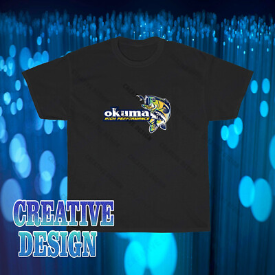 Brand New OKUMA Fishing men's logo T-Shirt Funny Size S to 5XL