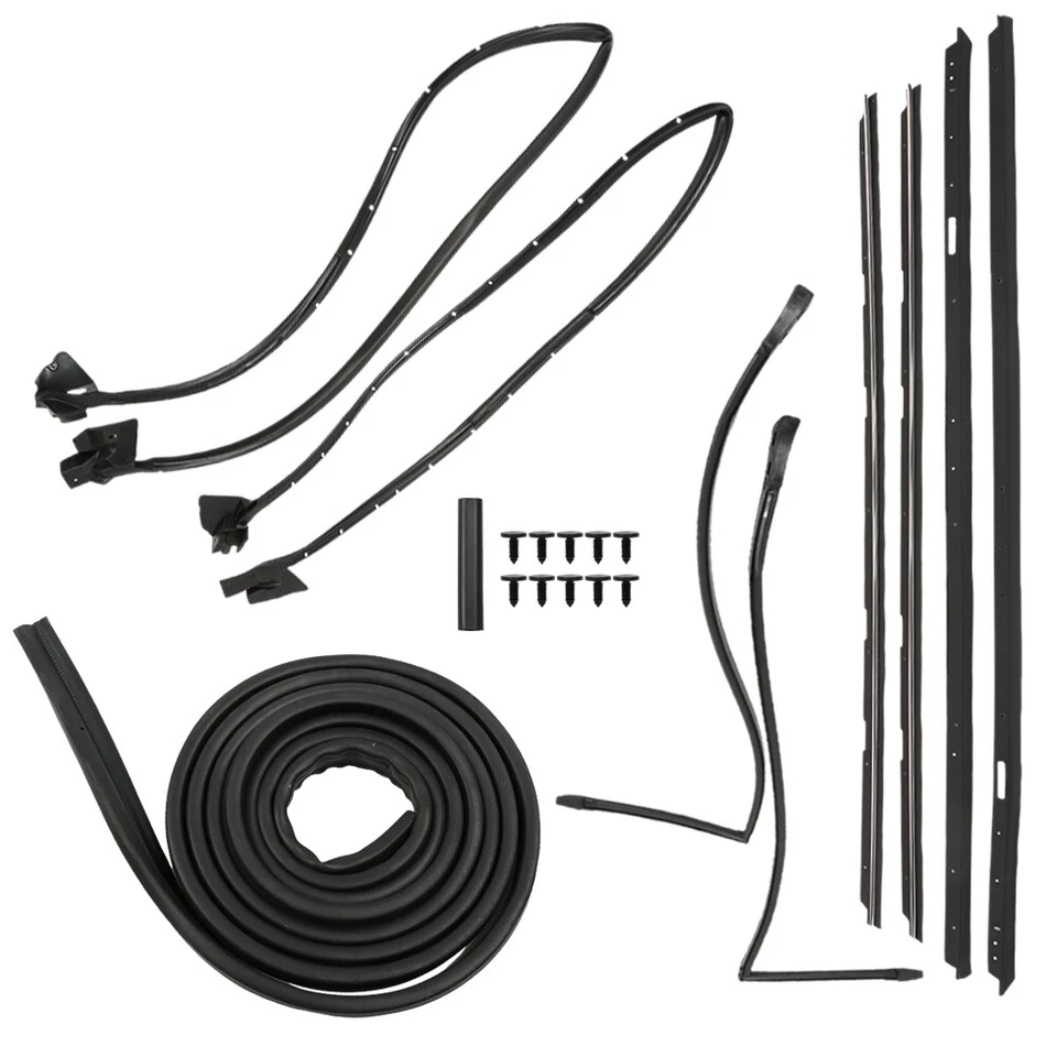 new For 81-88 Chevrolet Monte Carlo SS Complete Weatherstripping Kit 128555 9Pcs Foto 2 de 4