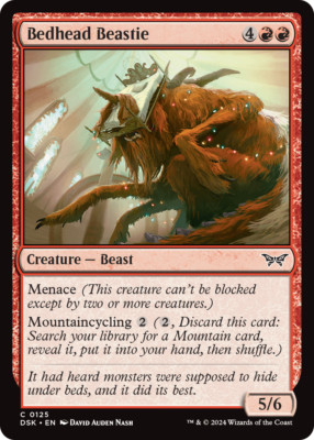 [MTG] Bedhead Beastie (0125) (DSK) NM