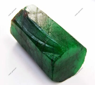 270.20 Ct Natural Certified Green Emerald Colombian Rough Huge Loose Gemstone - Image 1 of 4