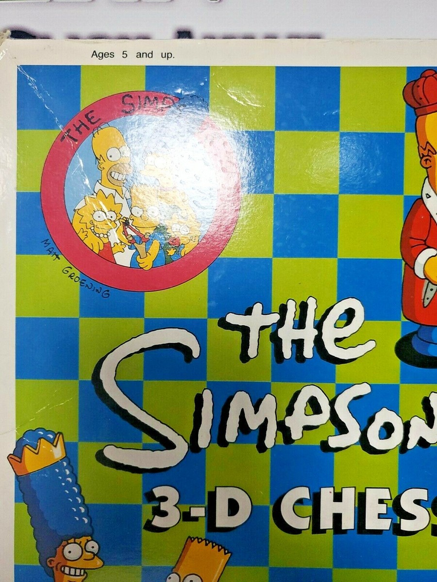 The Simpsons 3D Chess Characters Set 32 Pieces Game Pieces. See
