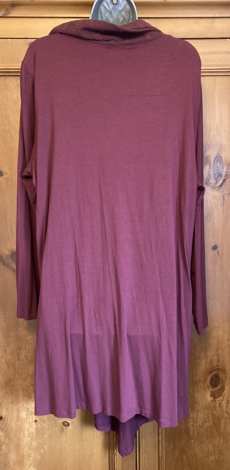 Joe Browns Wine Red Tunic Autumnal DRESS MIDI 20 Boho Hippy Jersey