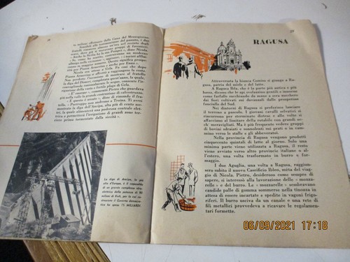 opuscolo SICILIA NUOVA di G. QUATTRIGLIO - APOLLONI ROMA anni 50 - E.R.P. - D.C. - Foto 6 di 9