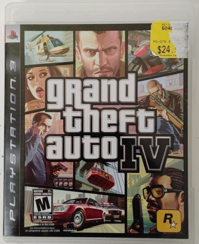 Grand Theft Auto IV (Sony PlayStation 3) TESTED-FREE SHIPPING - Picture 1 of 2