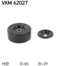 Original SKF tensioner pulley V-ribbed belt VKM 62027 for Nissan