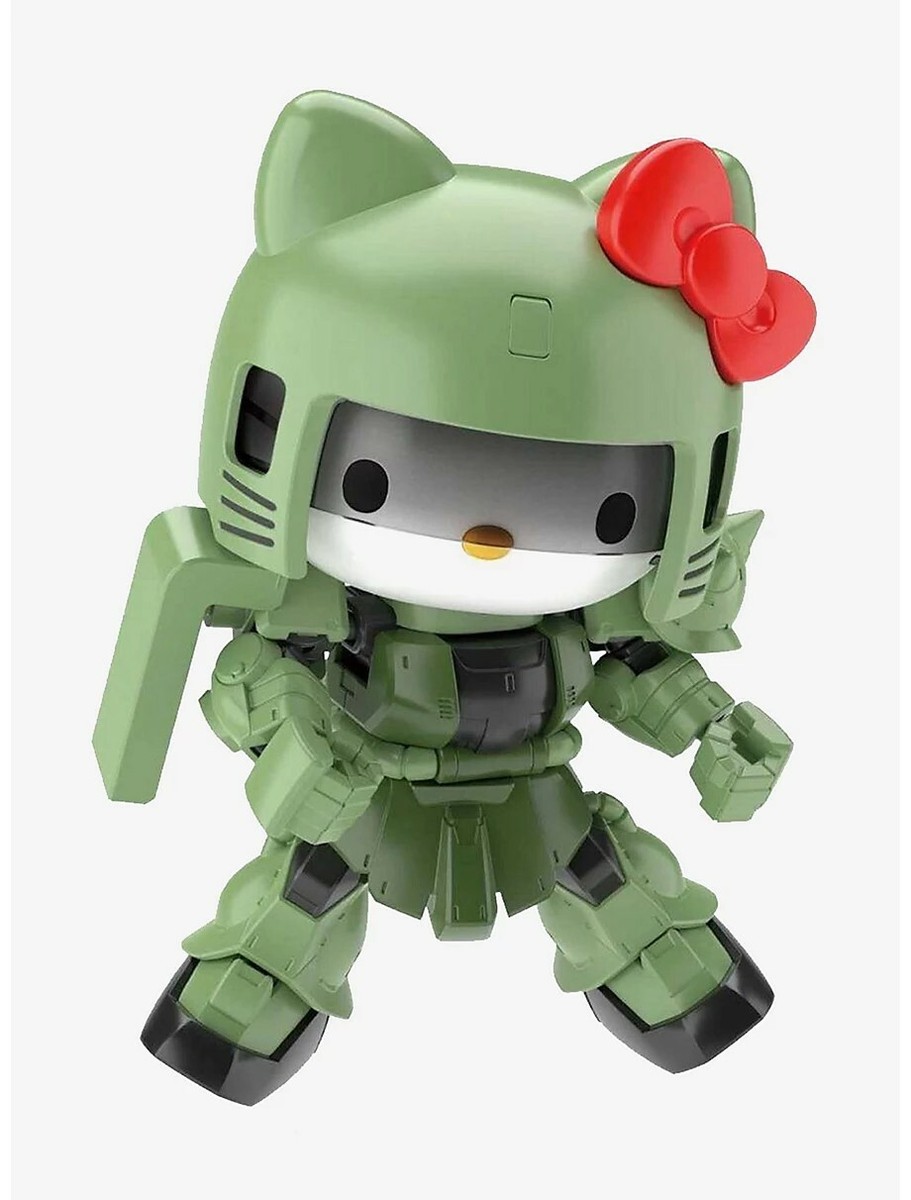 Bandai Hello Kitty X SD Gundam Cross Silhouette Zaku II Action