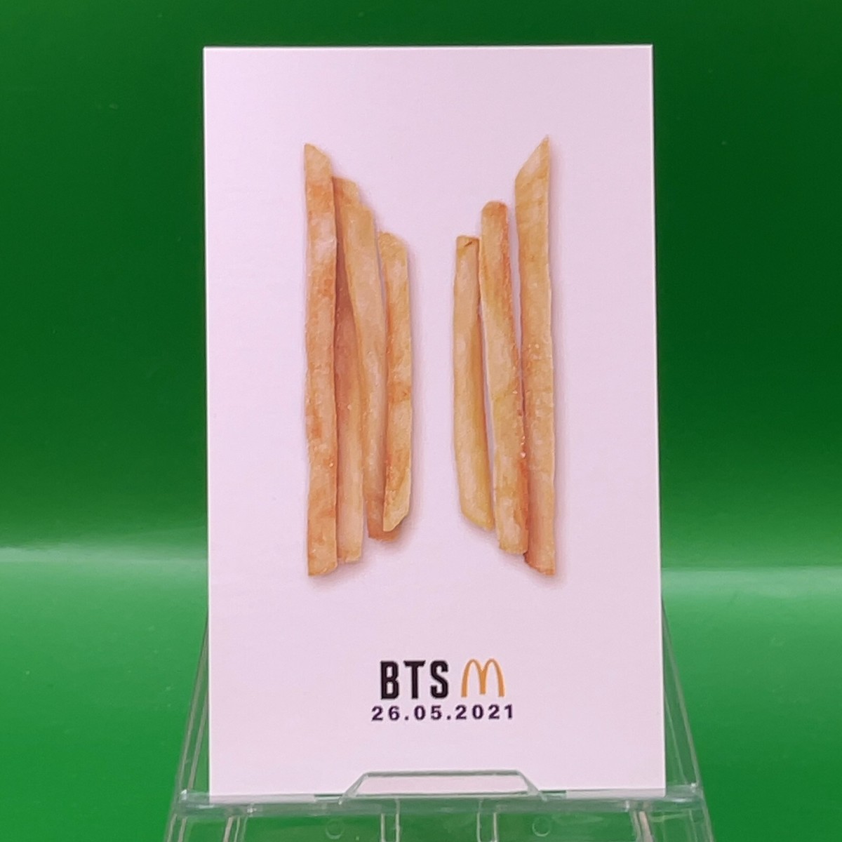 Suga BTS McDonalds Collaboration Photo Card TCG Japanes Official