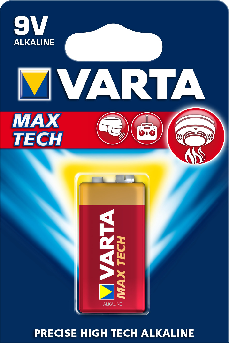 Thumbnail - Varta Longlife Max Power 4722 9v E-block 6lr61 Mn1604 6lp3146 6lr61