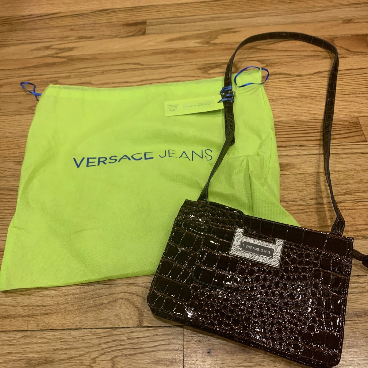 Leather small bag Versace Black in Leather - 38588483