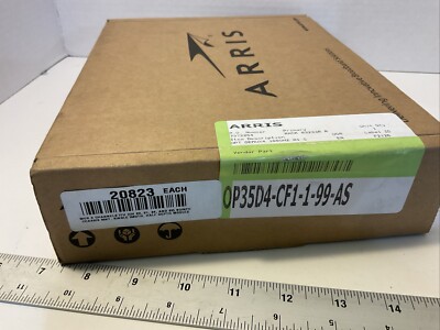 Arris OP35D4-CF1-1-99-AS Mux 4 Channel 20,21,24,29 Chassis Mint Single 1/2 Depth
