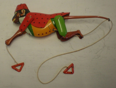 Vintage TX Tinplate Climbing Monkey (BR3) #1