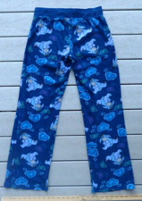 Disney's Eeyore Women's Plush Knit Dark Blue Pajama Pants Size M 8-10 