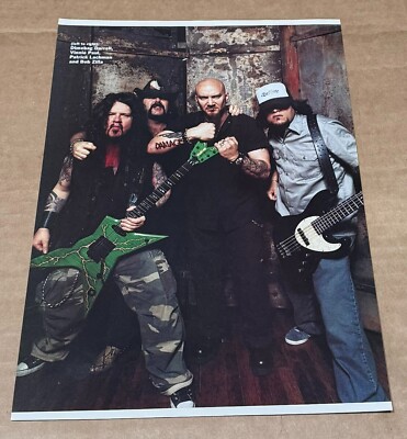 DAMAGEPLAN - DIMEBAG / VINNIE PAUL / LACHMAN / ZILLA - 2004 Music Print Ad Photo